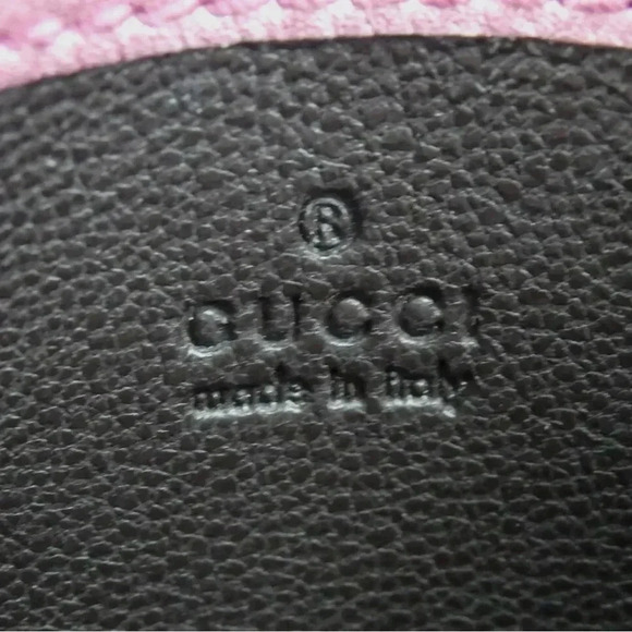 Authentic GUCCI 282089・534041 Micro Guccisima Card Case leather Pink - Picture 9 of 12